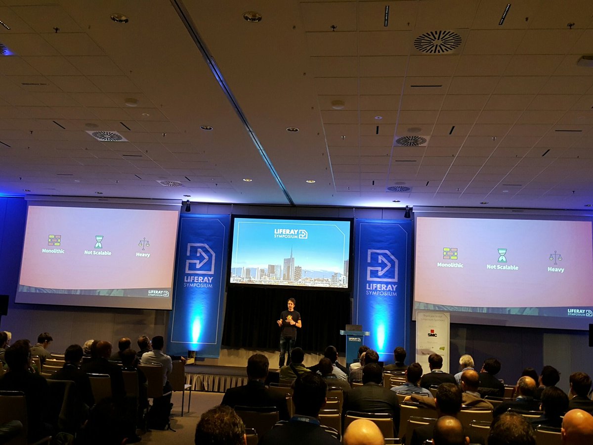 SMC_DGScompany's tweet photo. #LRIS16  @PioneerOverC presents new development tools for #liferayDXP https://t.co/ZHNMVgEWPT