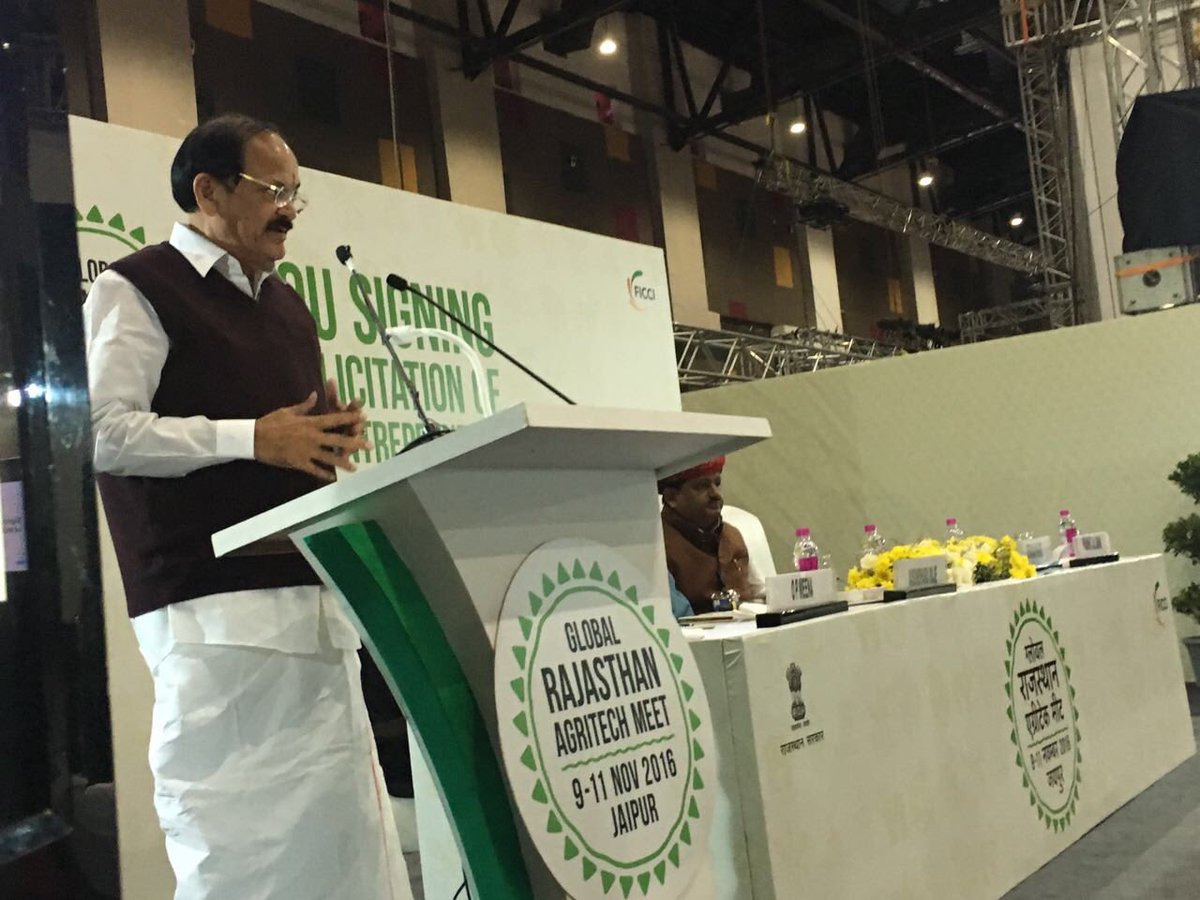 MVenkaiahNaidu's tweet image. Optimum use of resources in rural India and introducing new technology is the need of hour' #GRAM2016