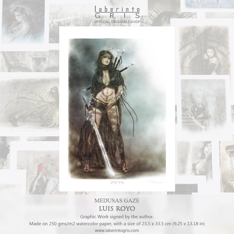 Medusa's Gaze by Luis Royo Subversive Beauty - Medusas Gaze