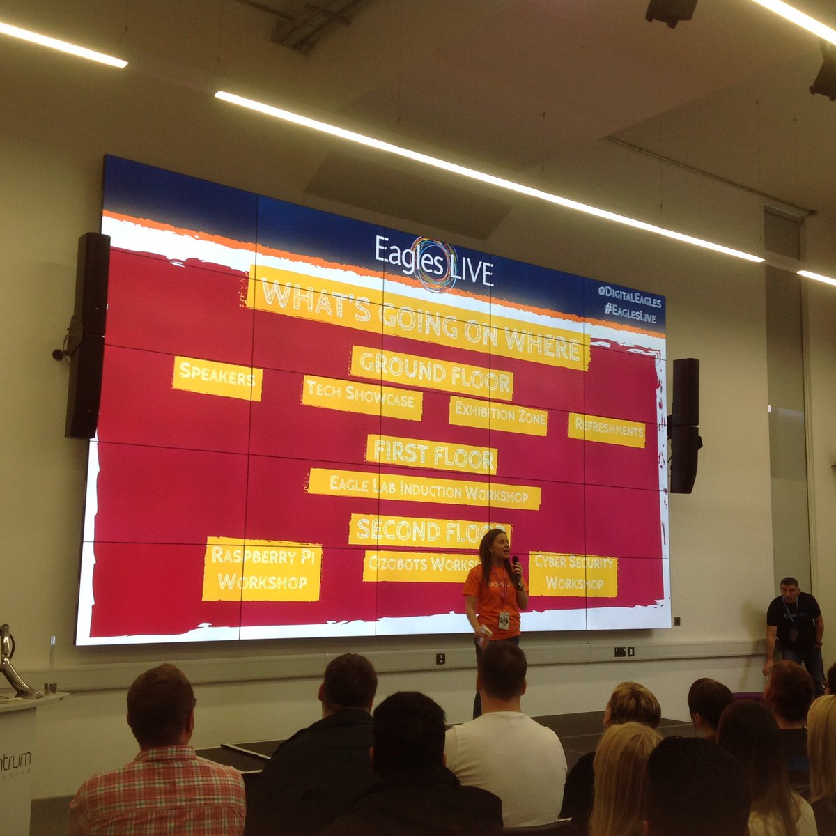 Eagles live event Birmingham showcasing an amazing amount of activities / workshops @Digitaleagles