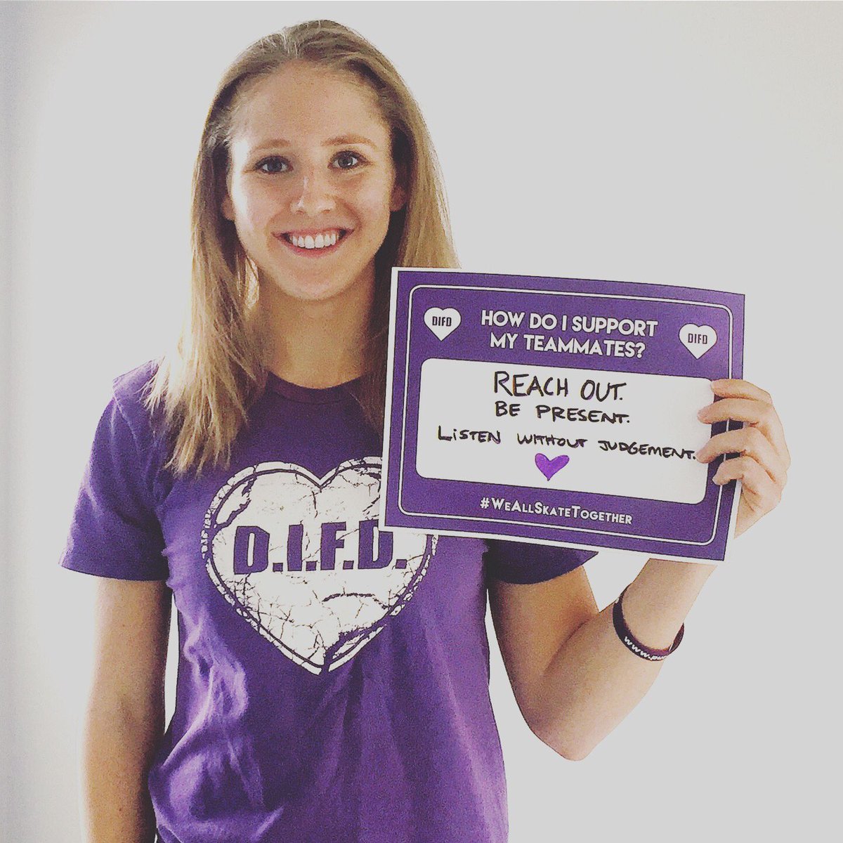 AGagliardi92's tweet photo. "I hope you know you are capable, and brave, and significant, even when it feels like you're not." #weallskatetogether #DIFD 💜 https://t.co/AgQ6Bx4TXD