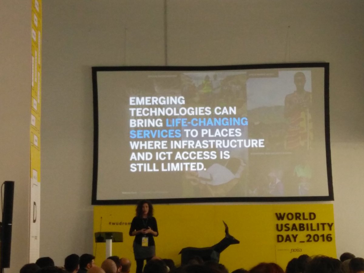 RobertaGrim's tweet photo. #WUDRome2016 Come le #tecnologie possano creare nuove #possibilità #RobertaTassi #communityLedInnovation #ForUsByUs https://t.co/2N761xkQWS