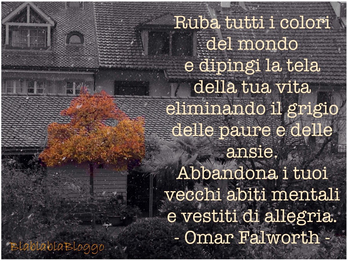 BlablablaBloggo's tweet photo. #pensieribelli#serenità#cambiamento#colori#dipingerelavita#vestitidiallegria#vivereacolori#happinessistheway https://t.co/gN75YjImv8