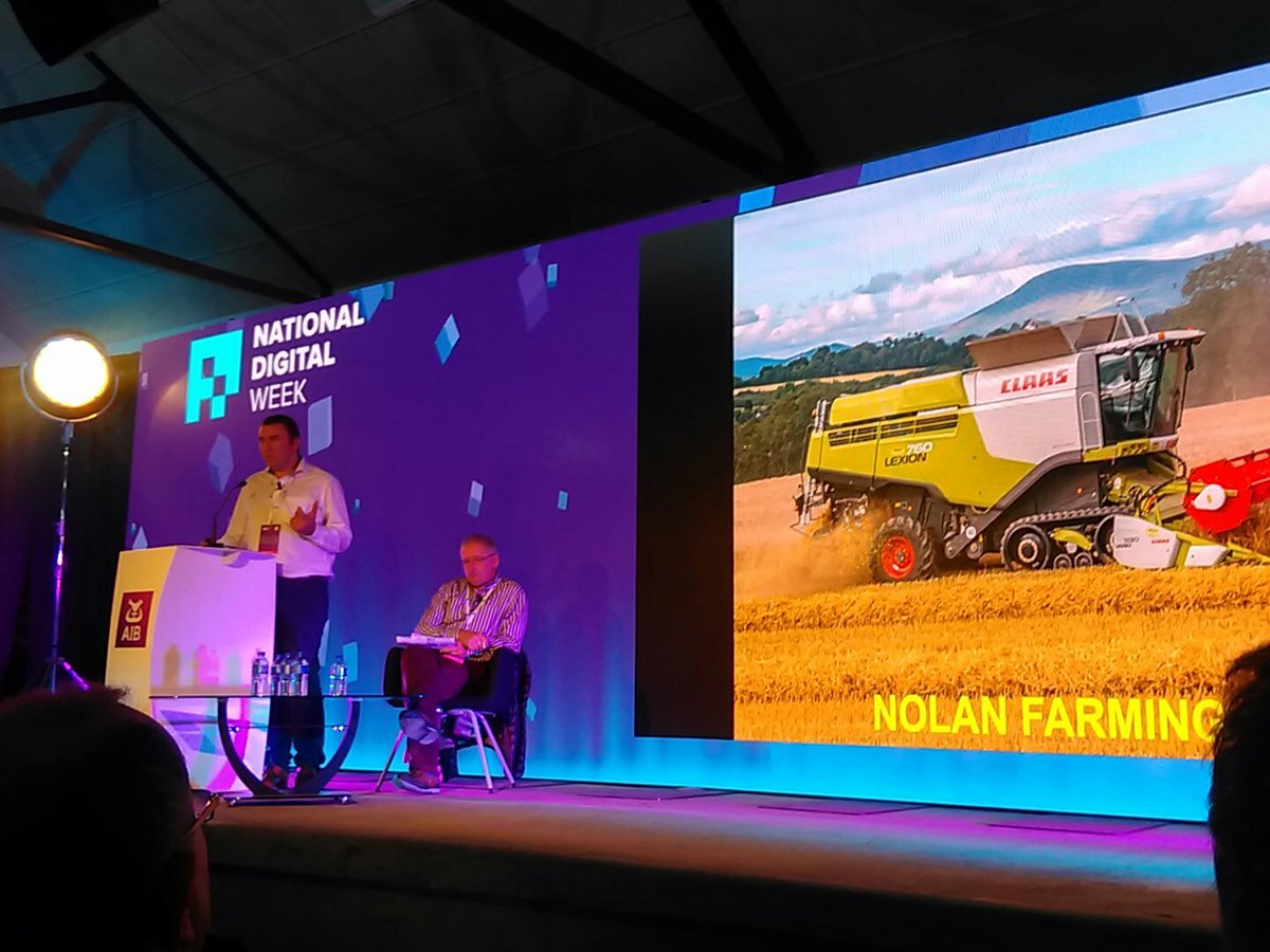 Kevin Nolan on becoming more efficient using his combine harvester #backedbyAIB #ndw16