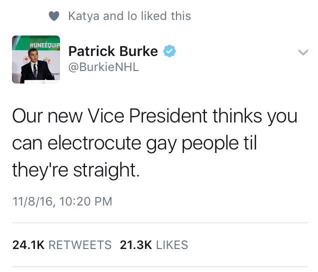 Don't forget about the horror that is VP elect #MikePence 😣