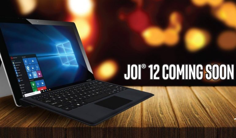 LowyatNET's tweet photo. #SNSNetwork to launch #JOI12 2-in-1 device soon. It has @intel Core m3, 4GB RAM, and 128GB storage. More of it here: https://t.co/AwJwpbIKAd https://t.co/bfsYUn7zES