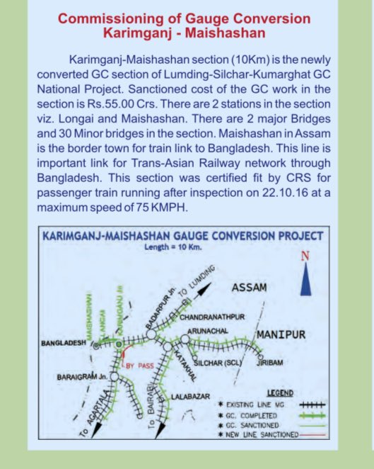 KunaljitOnline's tweet image. Today @RailMinIndia minister @sureshpprabhu ji Flagged off new passenger train between #Karimganj and #Maishashan  via #Langai in #Assam ...