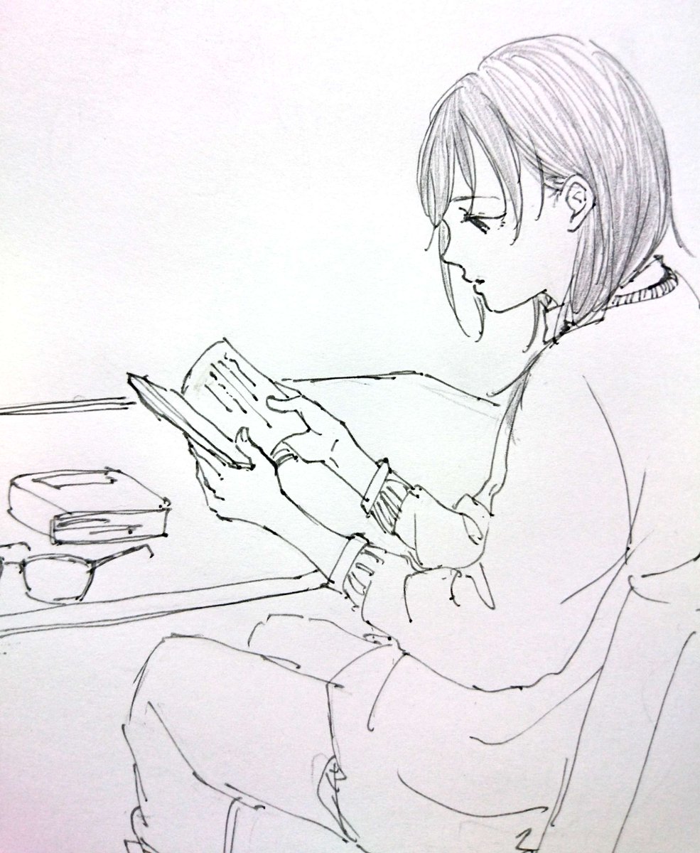 肇ちゃんの読書の秋を描きたかったことを今日思い出しました。 