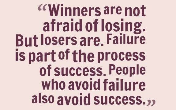The best overcome their fear of failure. Period. They know baseball is a game where failure will be experienced on the road to success.