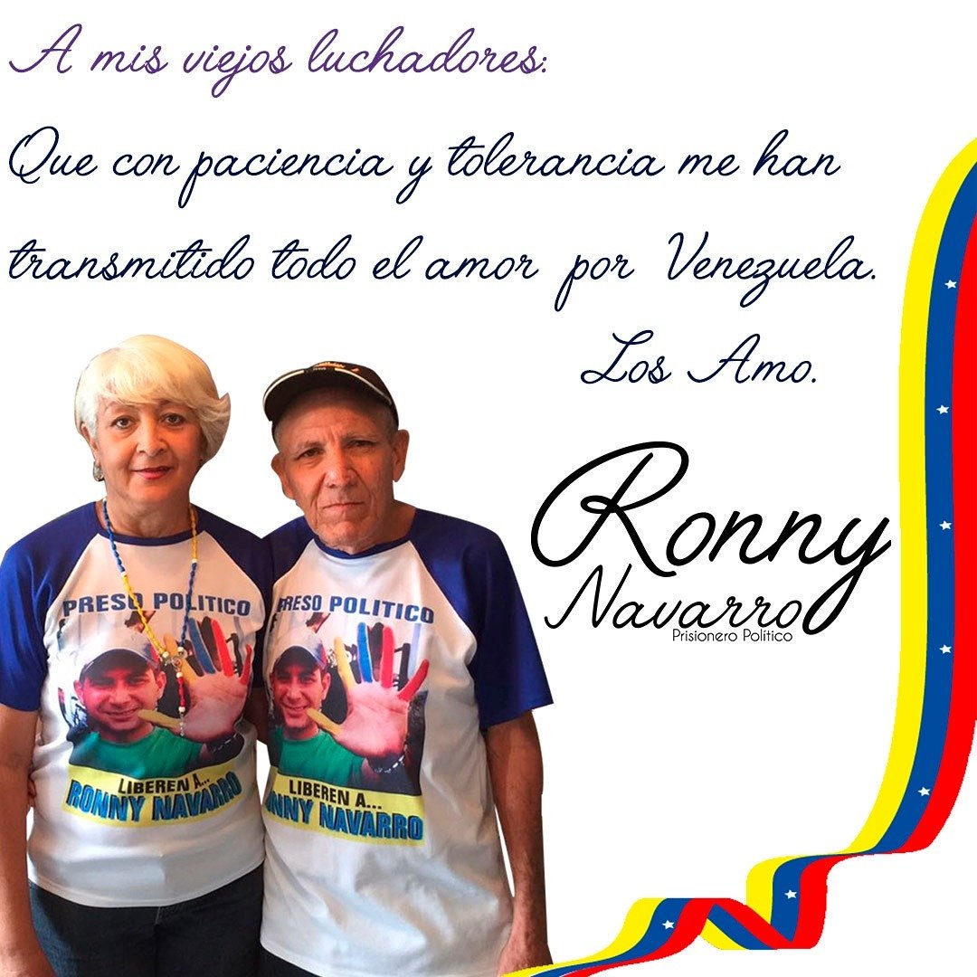 FPresoPoliticos's tweet photo. #10Nov Mensaje conmovedor del #PresoPolitico @RonnyNavarr0 a sus Padres quienes son unos luchadores por l libertad de su hijo 
@AnaMaritzaR1 https://t.co/7BaH4jRRYI
