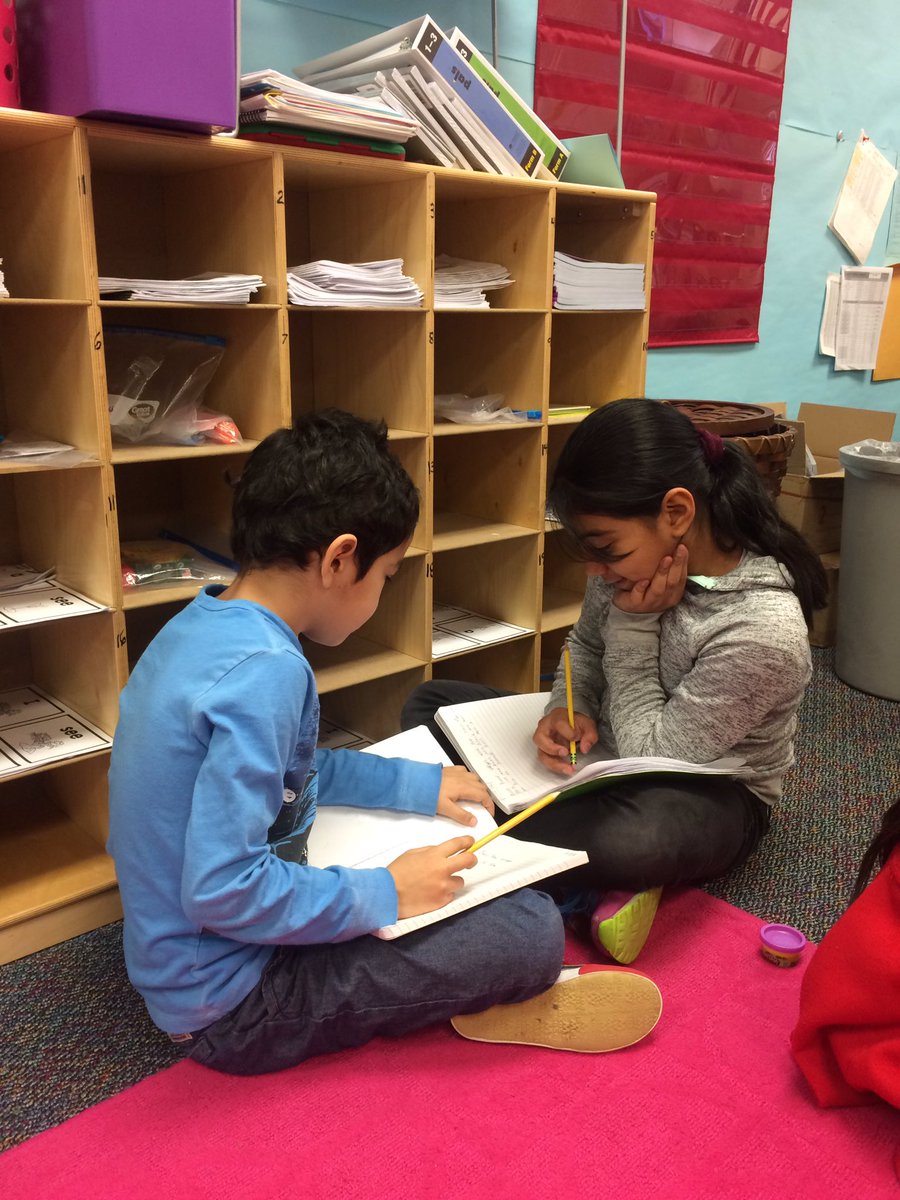 ELLs TURN &amp; TALK about their writing!@AbingdonGIFT @APS_HILT