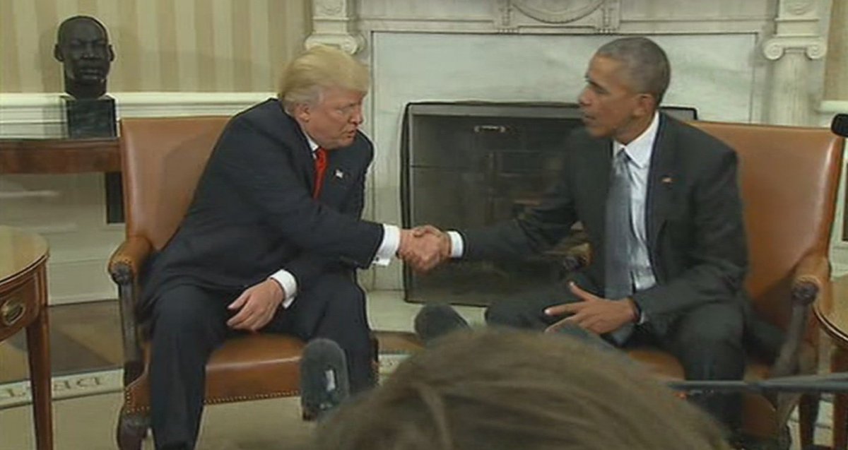 President-elect Trump says he very much looks forward to dealing with Obama in the future, calls it a `great honor' https://t.co/E4MRm6XAkM