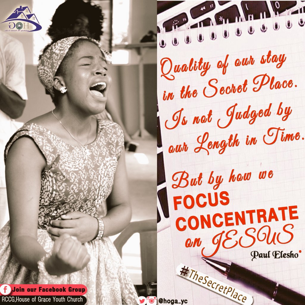 hoga_rccg's tweet photo. Invest in your Secret place!
#SecretPlace #BrooksOfHeaven
#TransformationalTHURSDAY #TrueWorshipper #Thursday #November10 #2016 #Light https://t.co/eu6fEDwhsq