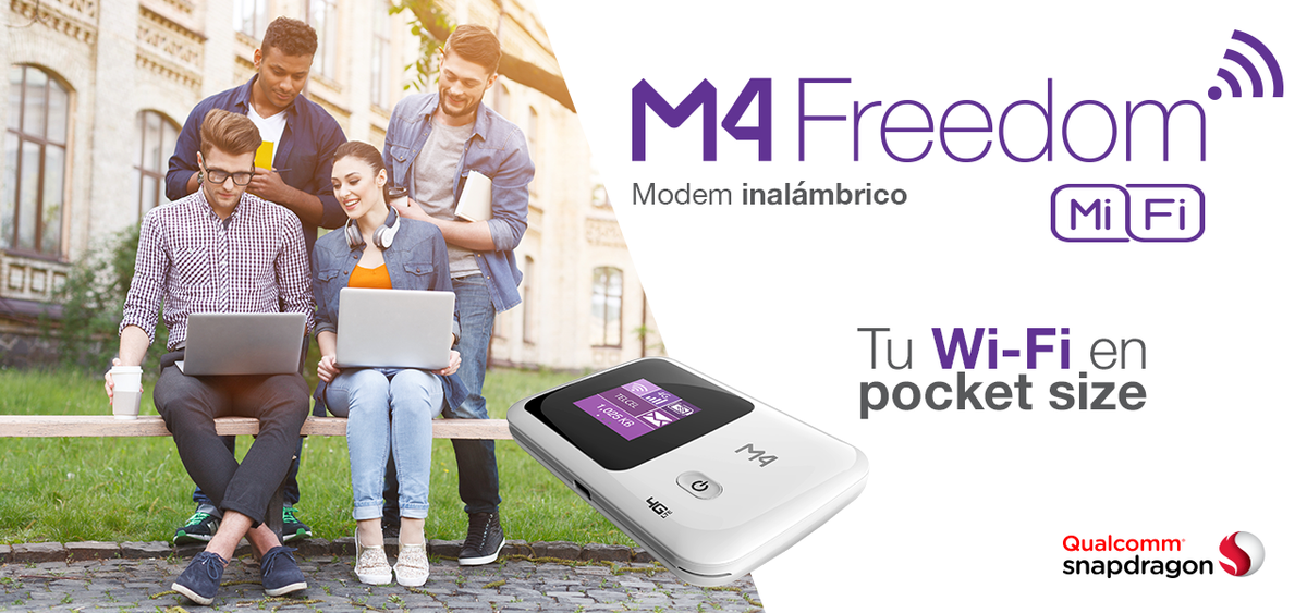 M4Connectivity's tweet photo. Crea una red WiFi móvil presionando sólo un botón, #M4Freedom ¡Tu WiFi en pocket size! #ViveConectado https://t.co/HMKVTSZbDm