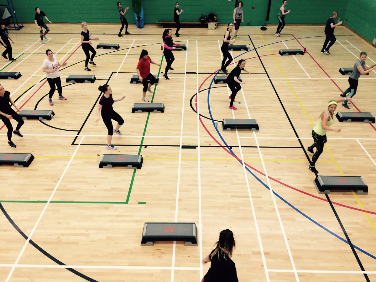 SussexUniSport's tweet photo. What a workout! Zumba Step for #ThisBUCSGirlCan week was amazing - thanks to everyone for coming along 👏💪#ThisSussexGirlCan https://t.co/V3gmGryveR