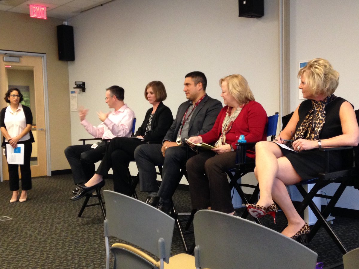 JoyceCSilvia's tweet photo. Lots of laughter &amp; heads nodding at the @nationalgridus Working Parents panel as employees share stories &amp; advice https://t.co/bq9C2l4goi
