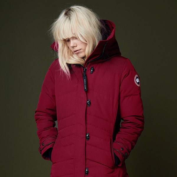 lorette parka red