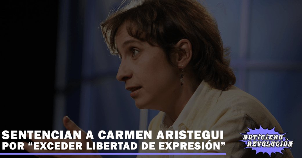 notirev's tweet photo. ARESTEGUI SENTENCIADA POR HABER “EXCEDIDO SU LIBERTAD DE EXPRESIÓN” https://t.co/6bSL01x8P4 https://t.co/Iul5VBcpp2