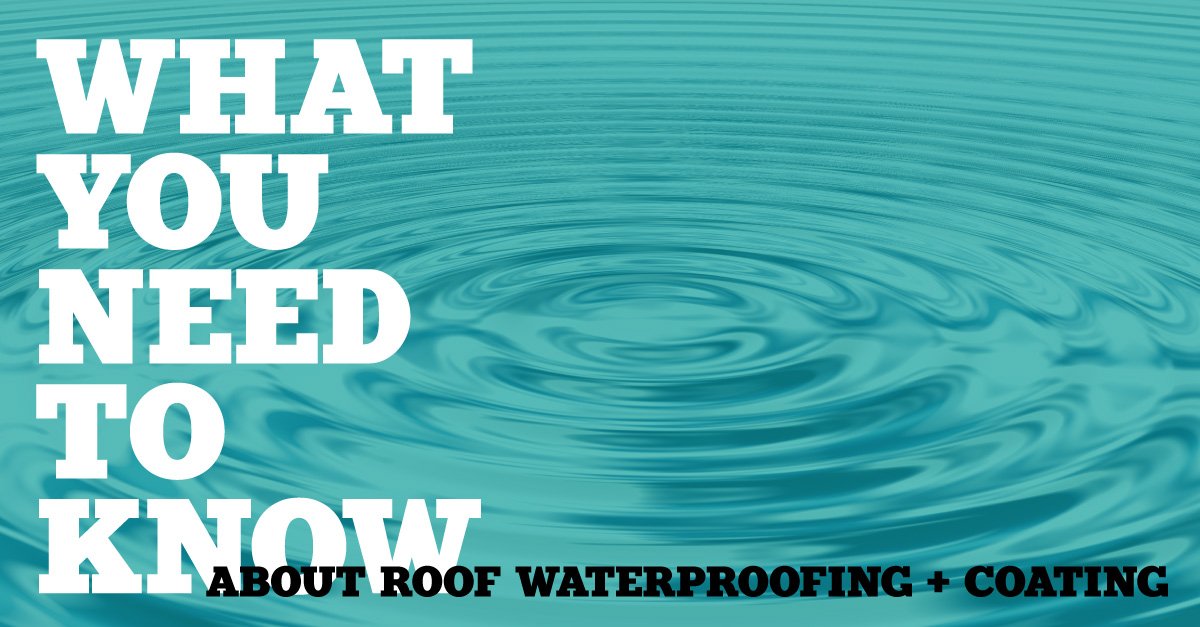 Did you know you can prolong your existing commercial roof with a protective waterproof coating? Learn more here. bit.ly/2dQUsJh