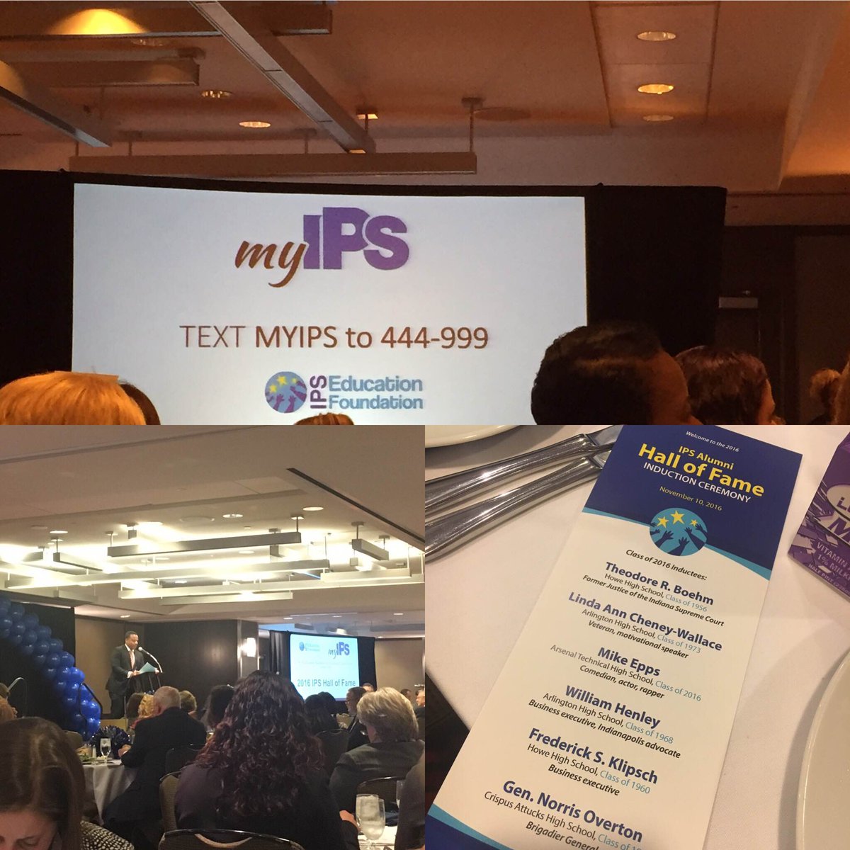 matchbook_indy's tweet photo. So inspired today after attending the #IPS Alumni Hall of Fame and hearing so many wonderful stories! @IPSSchools @IPSEForg #IPSHOF https://t.co/v28uGbqdKw