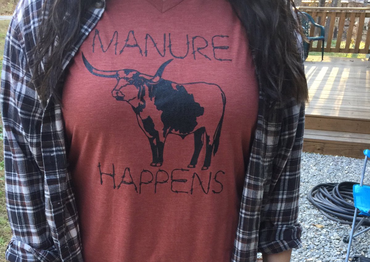 My new favorite shirt. 🐄💩#ManureHappens