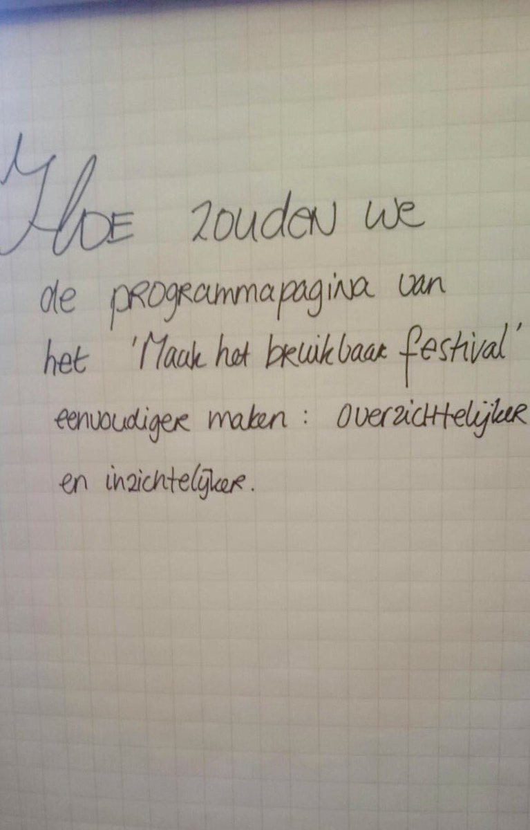 anous's tweet image. Aan de slag met programmapagina gebruikercentraal.nl/programma-maak… die problemen gaf met de #UserCheck @Kajvanleeuwen #mhbf2016