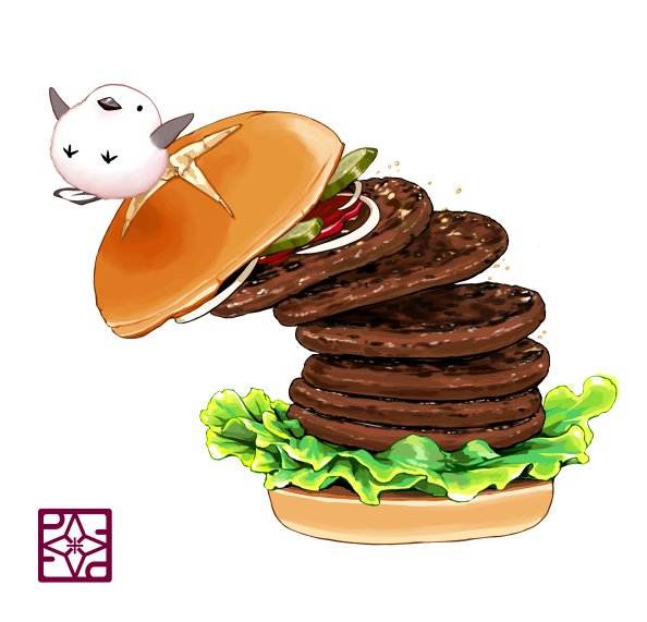 「burger」 illustration images(Oldest)