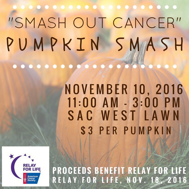 Do you have any aggression or anger toward a class, a professor, cancer? Well, here is your chance to take out that aggression. Join us!