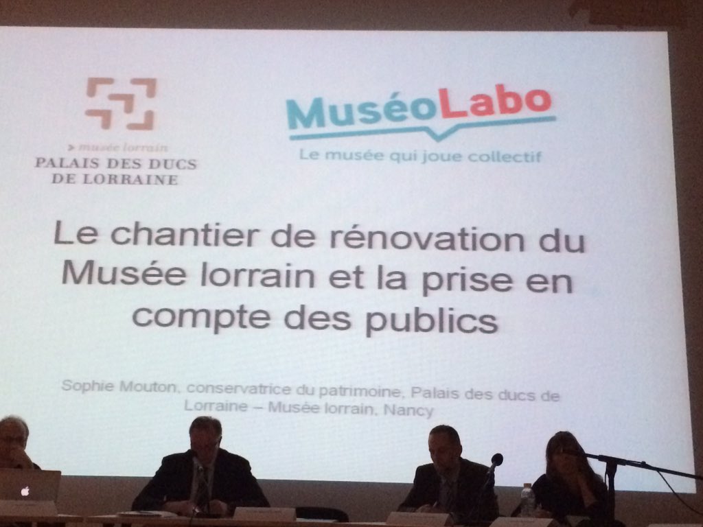Cultureuse's tweet photo. Le @Museelorrain adepte du collaboratif pour créer des solutions avec le public #museolabo #musees21e #barcamppower https://t.co/bXAoHCW80A