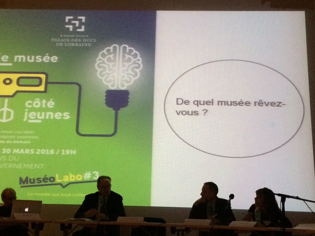 Cultureuse's tweet photo. Le @Museelorrain adepte du collaboratif pour créer des solutions avec le public #museolabo #musees21e #barcamppower https://t.co/bXAoHCW80A