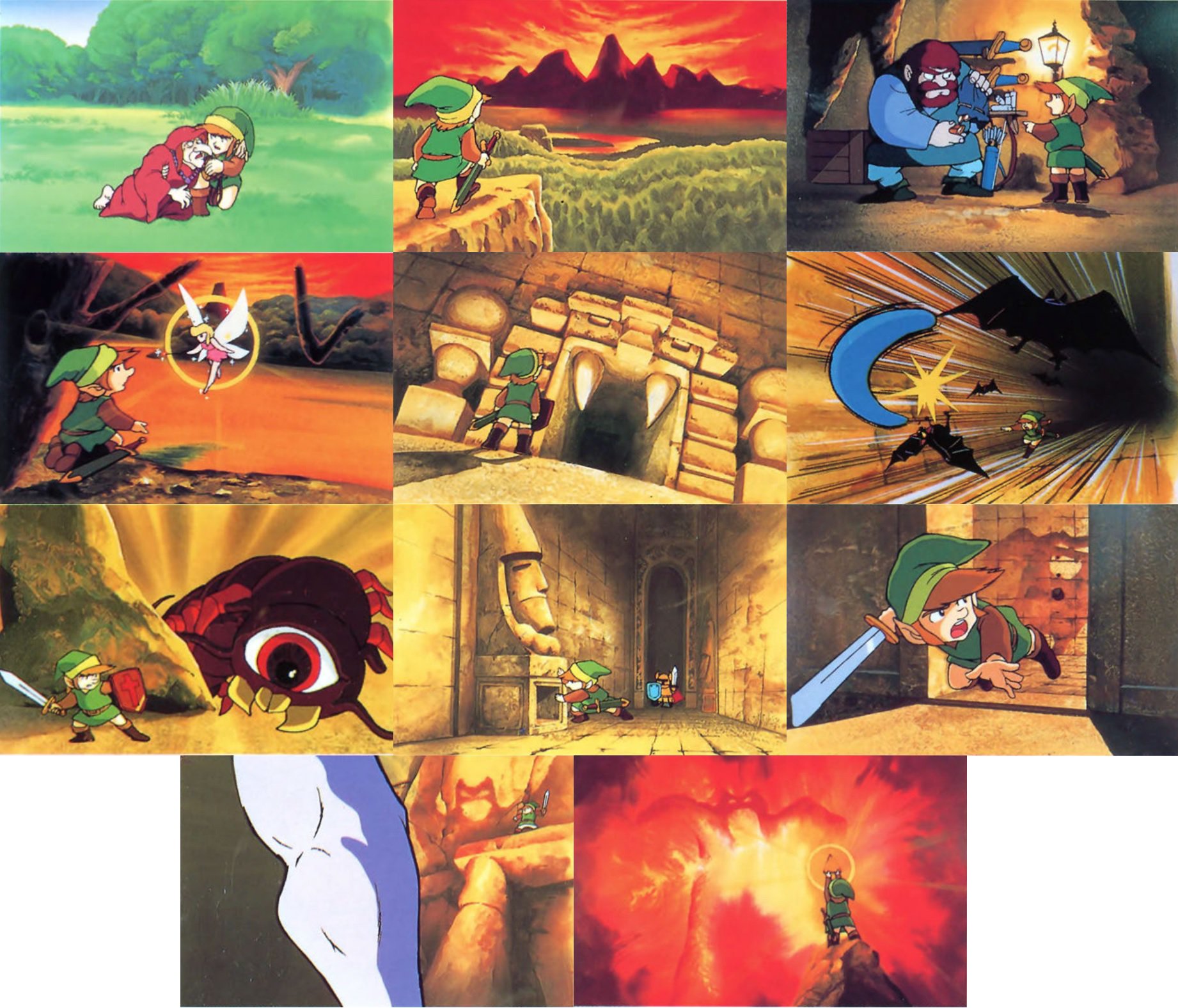 VGAOfficialArt on Twitter: "Nintendo, unknown artist - The Legend of Zelda,  manual illustrations (https://t.co/uJsi63BtYW) https://t.co/D5jW5hb0Pa" /  Twitter