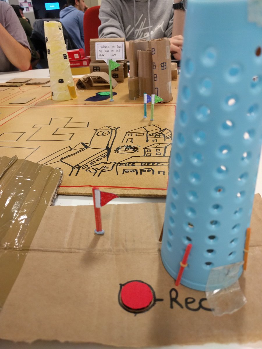 Justin_IDdesign's tweet photo. Low-Fi prototyping session for our 'Map Stories' project https://t.co/xX15b8pcON