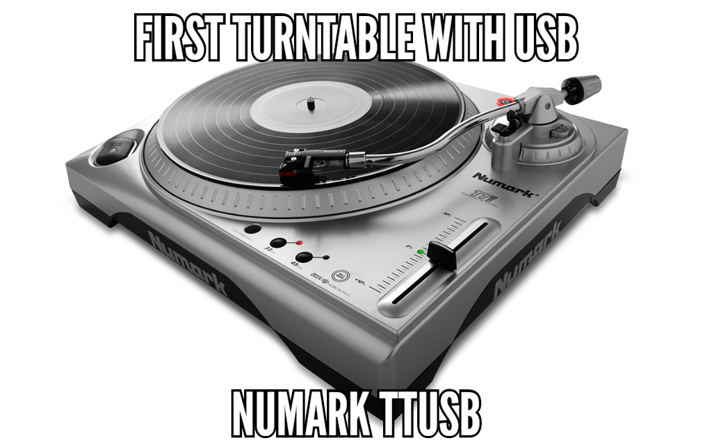 Numark's tweet photo. The TTUSB was the first table way, way, waaaay back to have this capability. #NumarkFirst #ThrowbackThursday #TBT https://t.co/pnRZQgggLn https://t.co/pNebePknox
