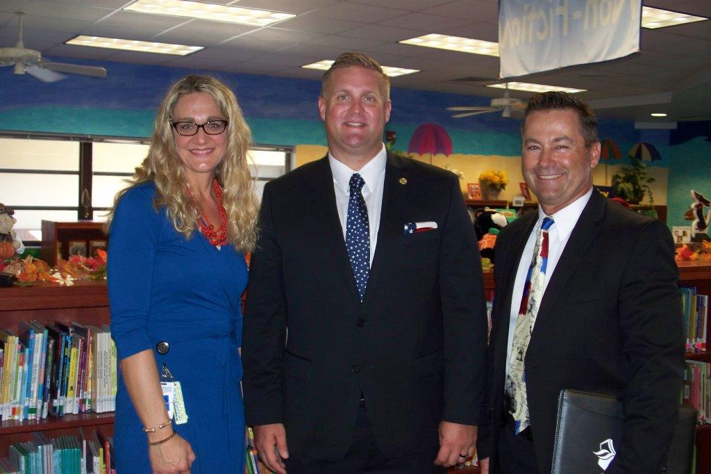 Welcome Mr. Fredrickson, Lake Park's Principal of the Day! <a href="/collierschools/">Collier County Public Schools</a> #MARVELous
