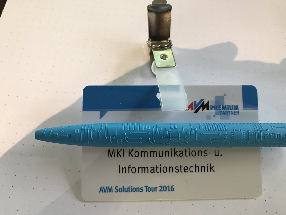 ITK3GmbH's tweet photo. #MKIMAYER Grüßt von der #avm_de Solutions Tour 2016 https://t.co/rIkQ2NmLAy