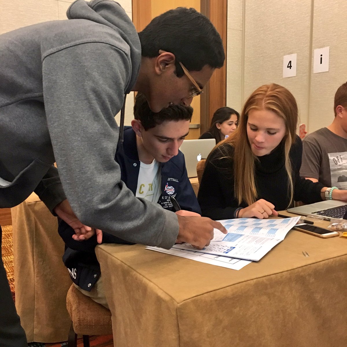 miracostanews's tweet photo. Our staff at #nhsjc in #indy2016 working together during @tpuckey 's leadership seminar!! https://t.co/6Ef9MhUj4f