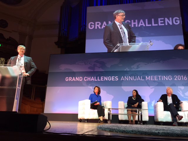 richardbranson's tweet photo. I’m no Luddite, but delighted to see @billgates read his speech from a crumpled piece of paper too! https://t.co/xXWgTahmQl https://t.co/eqI3hxJJqo
