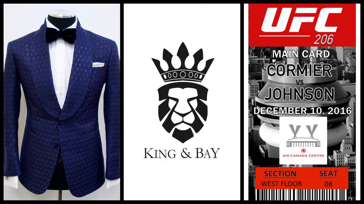 MyProvidenceTO's tweet photo. Thanks @brucebuffer! We're auctioning custom @MyKingandBay jackets &amp; #UFC tickets in #SilverBall16's online auction https://t.co/HHV8LkAft8 https://t.co/UEuTrdqJdc