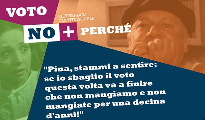 no_plus_'s tweet photo. #votonoperché #Referendum #Costituzione #noplus #Fantozzi https://t.co/09OWXP288l
