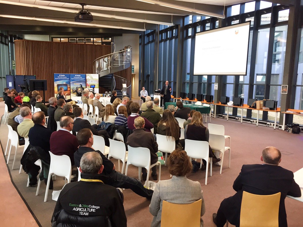 It's a wrap. Prof David Richardson sums up. Research &amp; innovation provide the basis for solving the big challenges facing agriculture today.