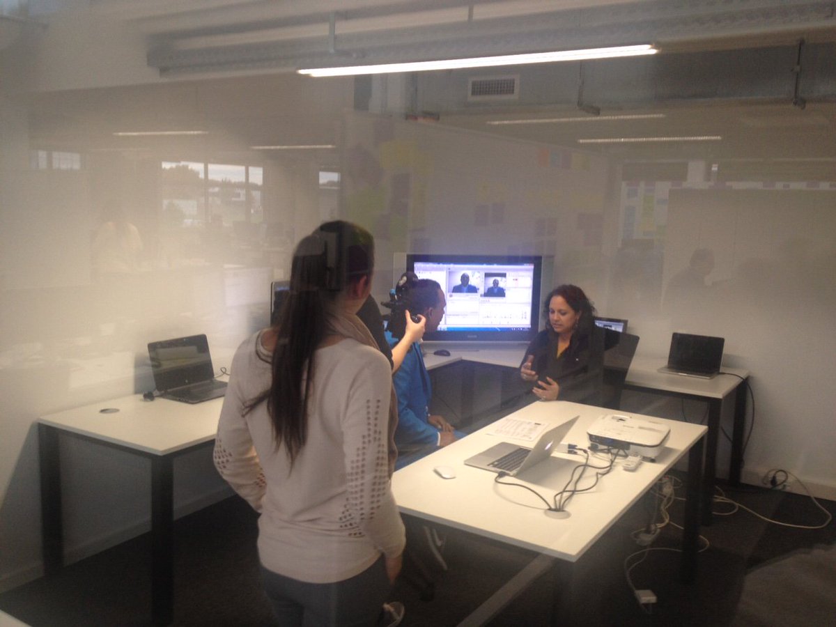 CSkyfields's tweet photo. TV interview for Dutch television in progress at Clearwater R&amp;D room https://t.co/5WW92zoTp2