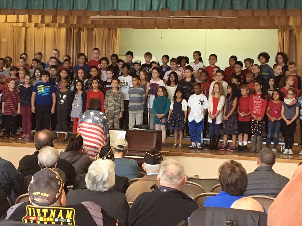 Singing praise for our veterans at Vassar Road Elementary School