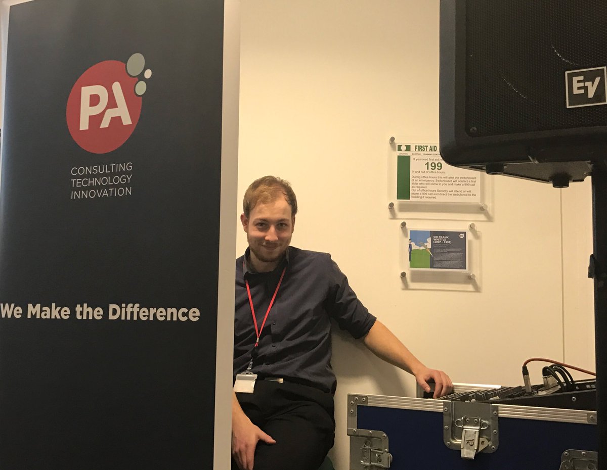 GoDigitalPA's tweet image. A quick shout-out to the man controlling the microphones hidden away in the corner at #FCASprint