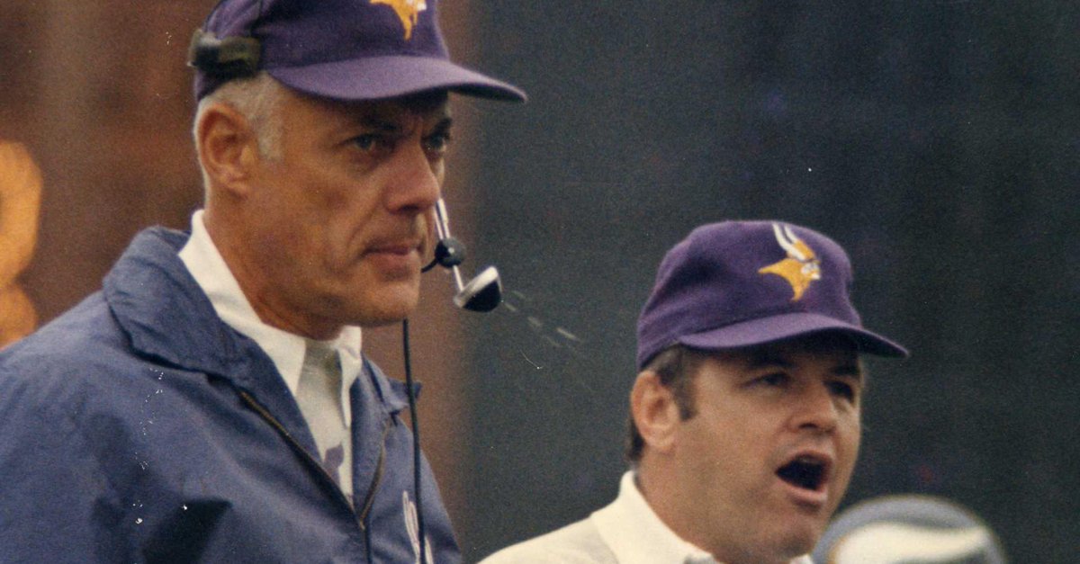 Vikings's tweet photo. "If you could not play for @HPBudGrant, you could not play." - @Fran_Tarkenton

📺: https://t.co/QnDfCNLvK5 https://t.co/MuDGGTGUkI