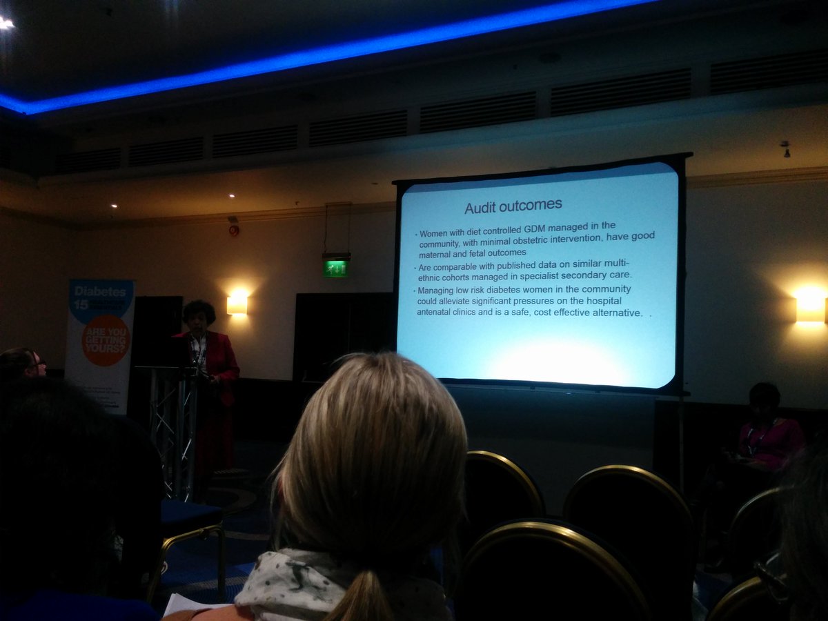 Angie_Bolou's tweet photo. Dr Sanghi presenting the outcomes of following mothers with gestational diabetes in community. #RLH #midwife #dip2016 #maternalhealth https://t.co/lss9THOqjb