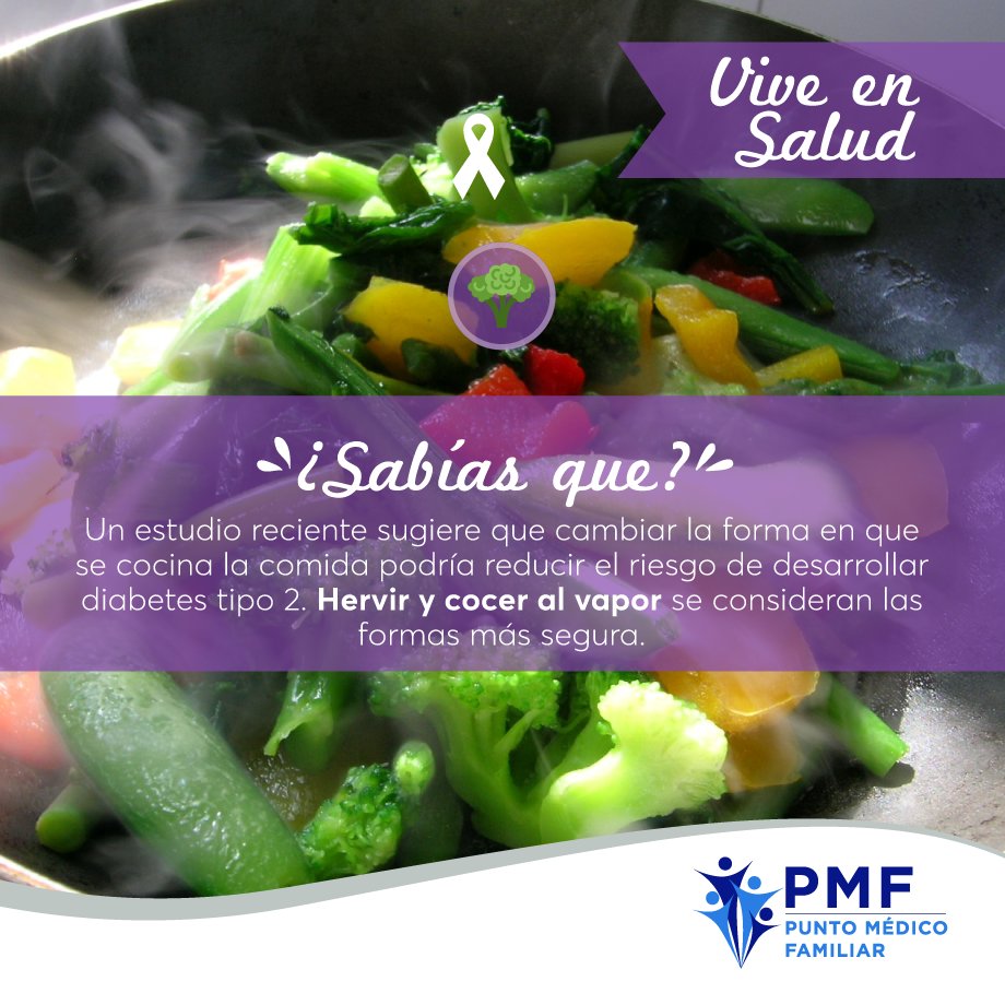 pmfrd's tweet photo. Un estudio reciente sugiere que cambiar la forma en que se cocina la comida podría reducir el riesgo de desarrollar #diabetes tipo 2. https://t.co/I5EnUTiCh4