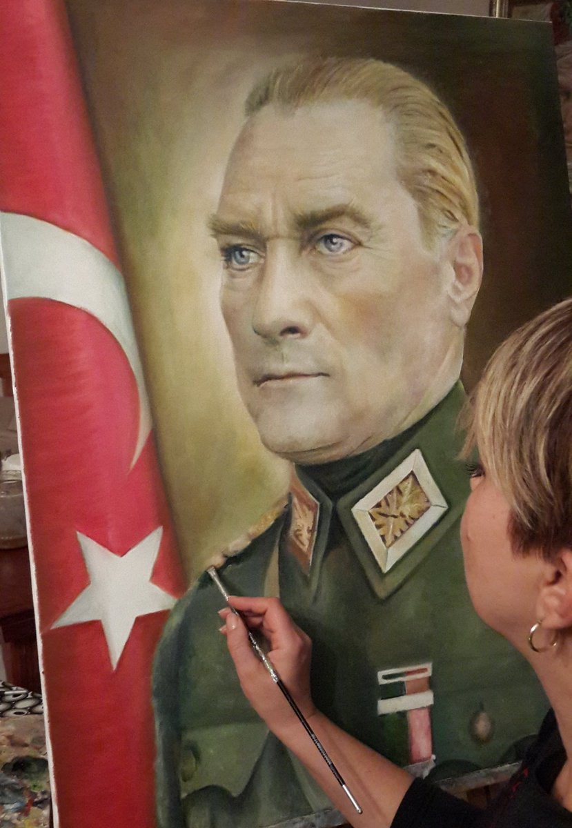 EllialtOzlem's tweet photo. Özlemle anıyoruz... Devam eden çalışmam..  #OnKasım1938 https://t.co/OIBx0AiLu8