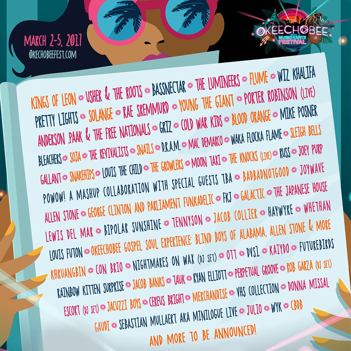 Okeechobee Music Festival 2017 Lineup Phase 1