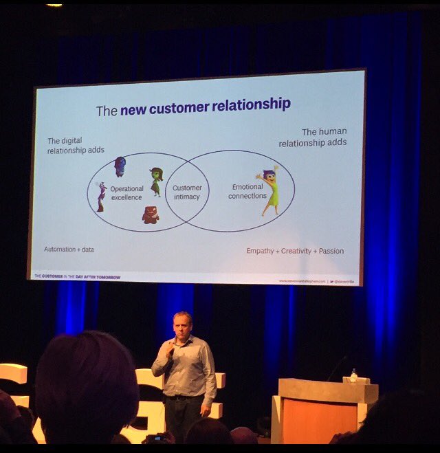 "The new customer relationship" <a href="/StevenVBe/">Steven Van Belleghem</a> #verint16 #evoluon