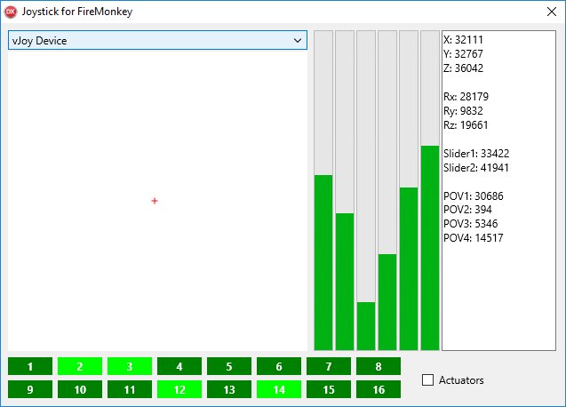 EmbarcaderoTech's tweet image. Integrate the DirectX Joystick  API into your FireMonkey games on Windows with this component: winsoft.sk/fdxjoystick.htm
 #CodeRageXI